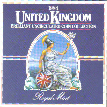 1984 Great Britain Uncirculated Mint Set K000001